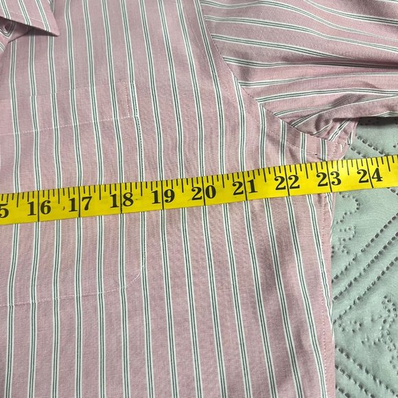 Nordstrom Men's Shop Trim fit Non Iron Long Sleeve Button Down Shirt Size 16 - Picture 8 of 9